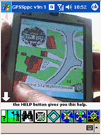 the HELP button gives help