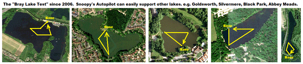 Lakes to try Eric's Boat 12 with Snoopy's Autopilot ?