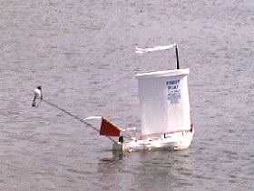Robot boat with onboard camera