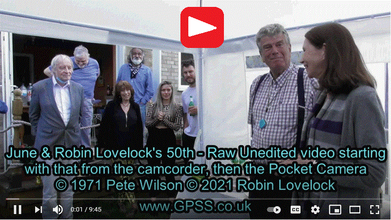 Camcorder video of 50th Party