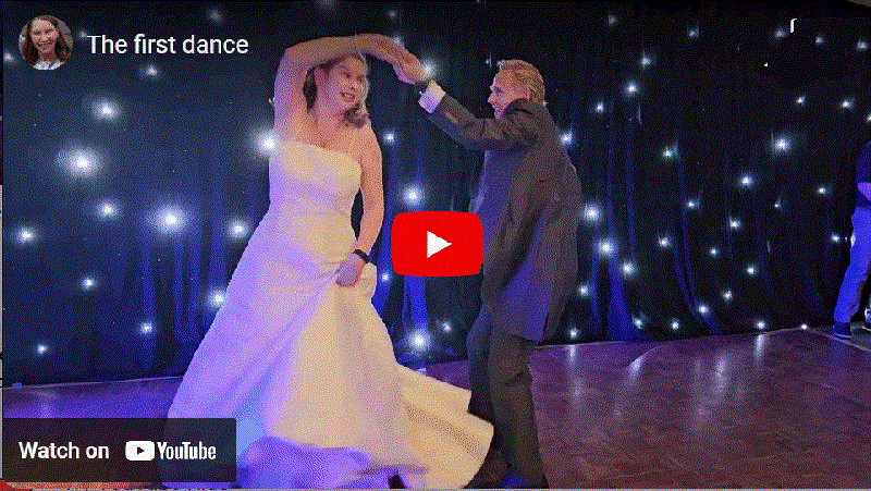 The First Dance at Gary & Saskia's Wedding