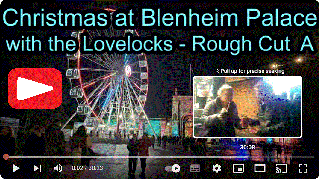 Blenheim Palace Christmas lights on Saturday 30th November 2024
